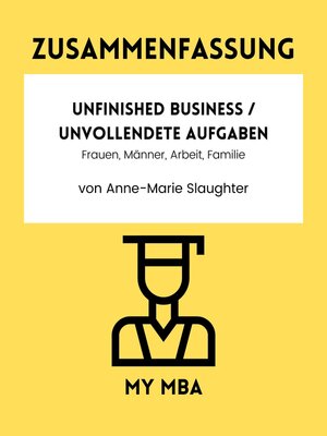 cover image of Zusammenfassung--Unfinished business / Unvollendete Aufgaben